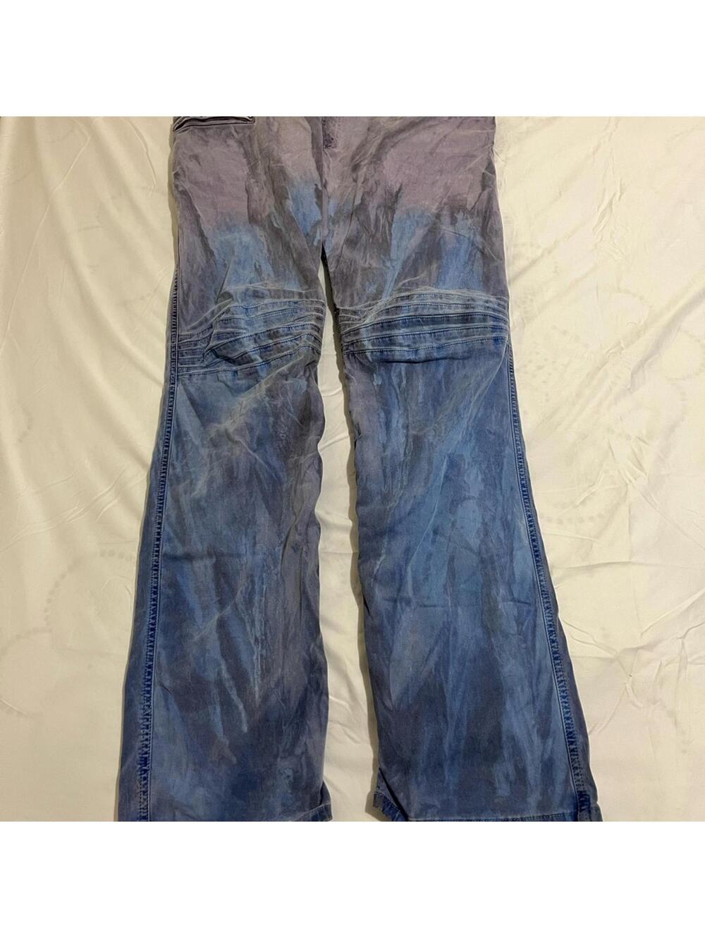Robin's Jean Moto Distressed Washed Tie Die Men’s Denim Pants Size 42